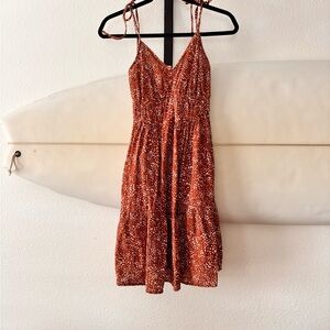 Women's Adjustable Strap Polka Dot Dress - The Loft XS